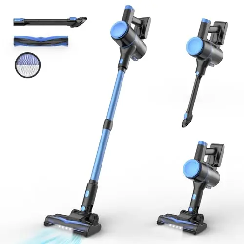 UML0 N8 navy blue lightweight cordless stick vacuum