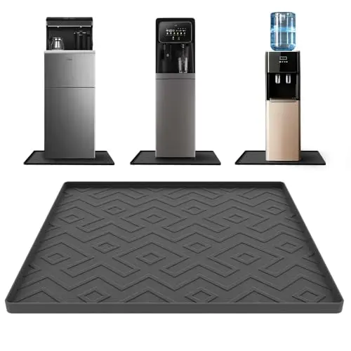 EWX Water Cooler Mat in black on a floor or countertop