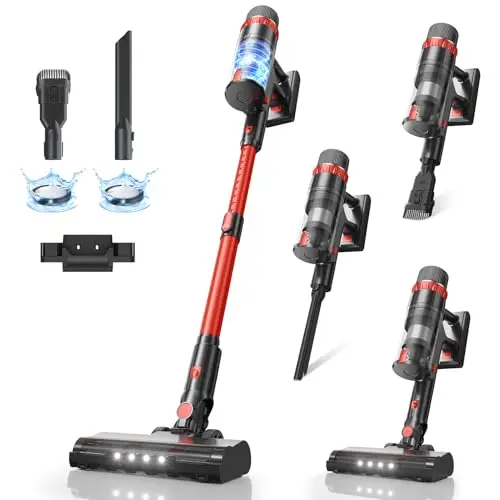 TRDIOL AX900 cordless stick vacuum with smart touchscreen display