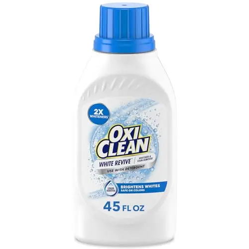 OxiClean White Revive liquid additive bottle with pour spout