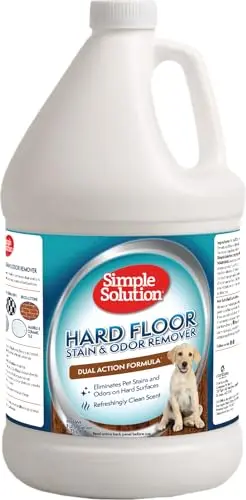 Simple Solution gallon jug pet stain and odor eliminator for hardwood floors
