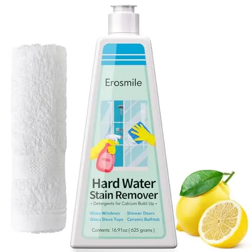 EROSMILE hard water stain remover cream for toilets and shower glass
