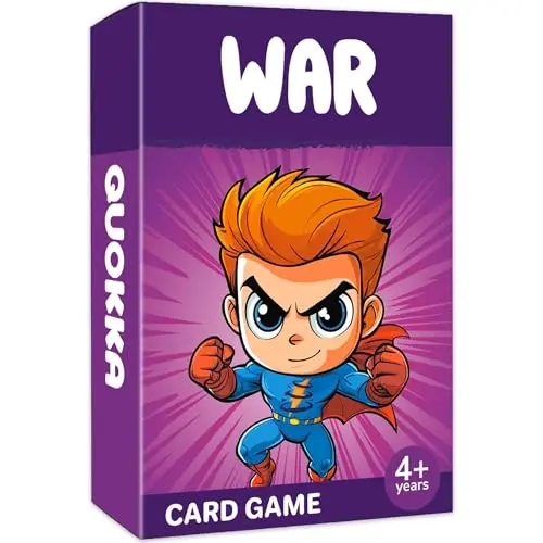 QUOKKA War Card Game box with cute animal character cards