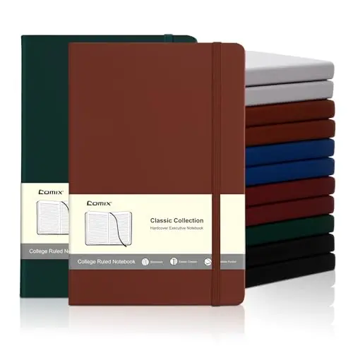 Comix 12 pack assorted color journals