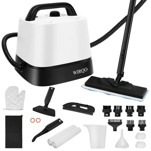 WIRQO canister steam cleaner with accessory kit