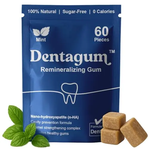 Dentagum Remineralizing Gum with Nano-Hydroxyapatite pouch