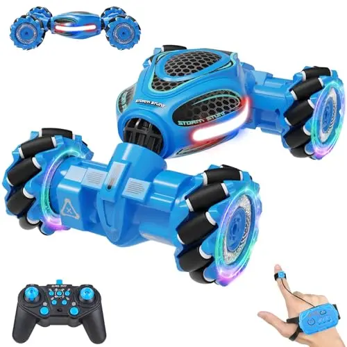 UFOLED gesture-controlled RC stunt car with multi-color LED lights