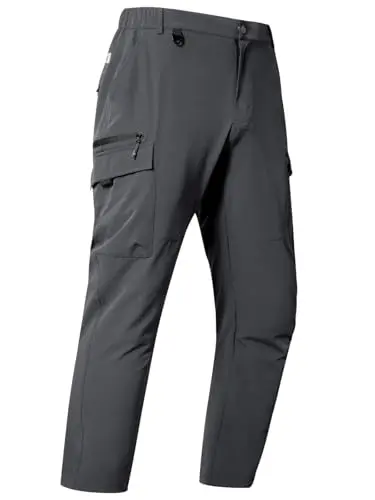 NORTHYARD men's cargo hiking pants with seven functional pockets