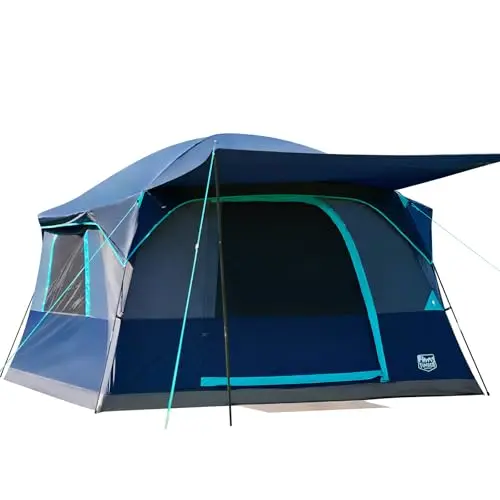 Timber Ridge 6-person camping tent with front vestibule porch