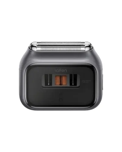 Laifen P3 Pro electric shaver in space gray aluminum alloy showing compact design