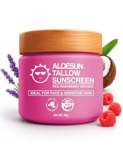 ALOESUN Organic Beef Tallow Sunscreen tube
