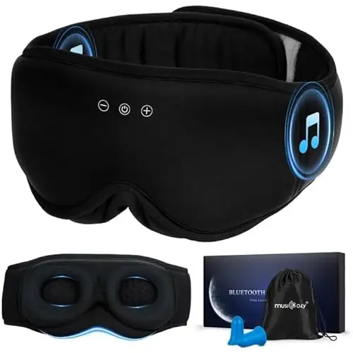 Musicozy 3D blackout eye mask with Bluetooth