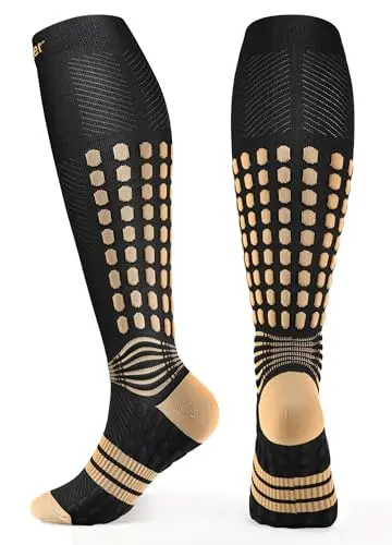 Neenca knee-high copper compression socks