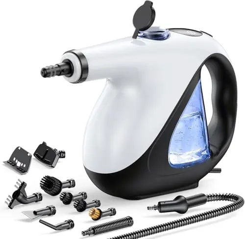 ADICOM white lightweight handheld steam cleaner