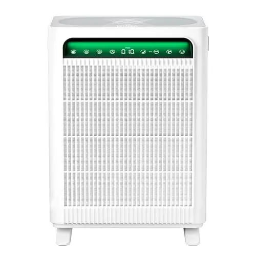 KNKA APH4000 Air Purifier in White with dual filters
