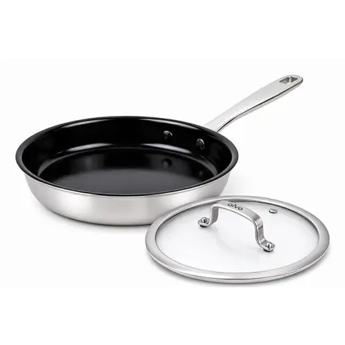Alva Maestro 8-inch ceramic nonstick frying pan with glass lid