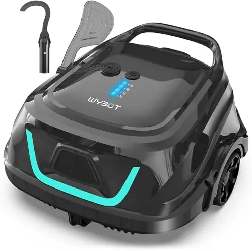 WYBOT A1 cordless robotic pool cleaner with dual filters