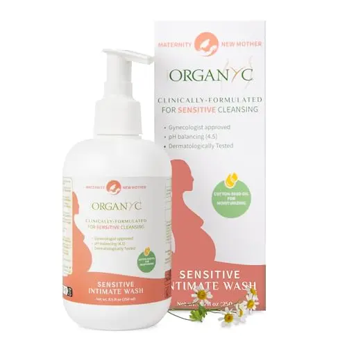 Organyc Feminine Wash for maternity and postpartum care
