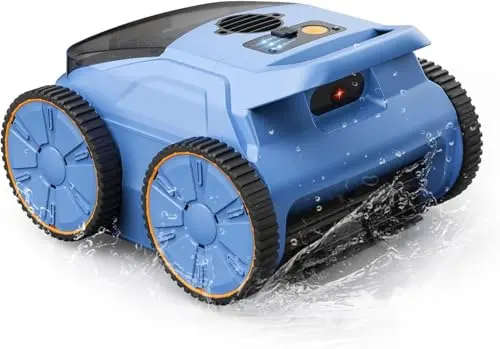 ABNEMEN cordless robotic pool vacuum with long battery life