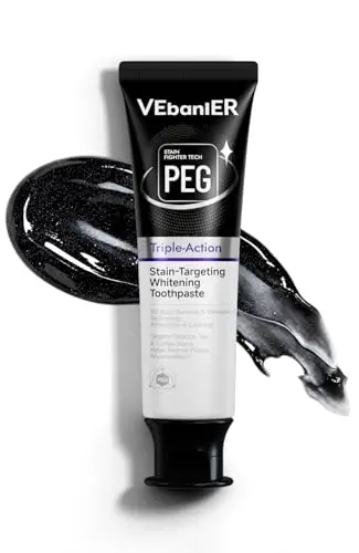 VEbanlER Stain-Targeting Teeth Whitening Toothpaste tube