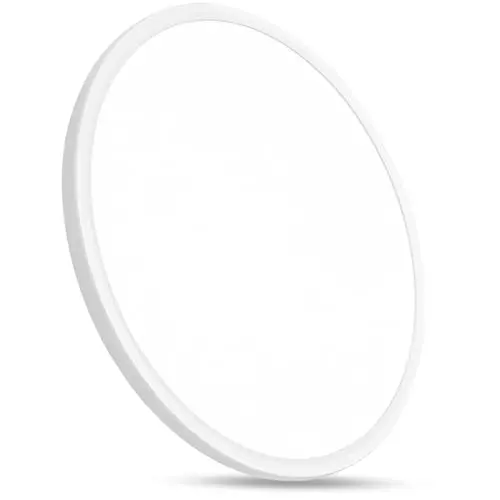 OFFIY 24-inch round ultra-slim white LED flat panel ceiling light