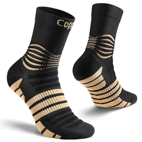 Neenca professional copper ankle compression socks