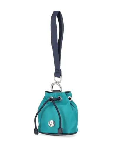 Nautica Sea Spray Drawstring Coin Purse in teal color
