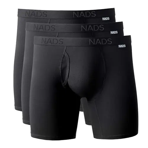 NADS men's organic cotton boxer briefs with non-toxic materials