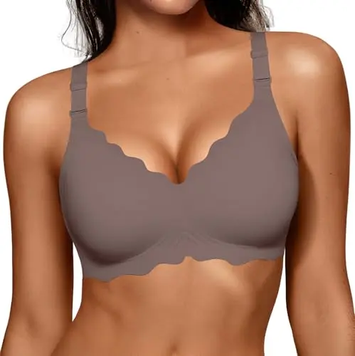 OEAK Jelly Bras wireless push-up bra in grey