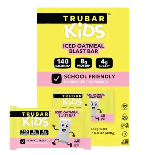 TRUBAR Kids Iced Oatmeal Blast Protein Bars