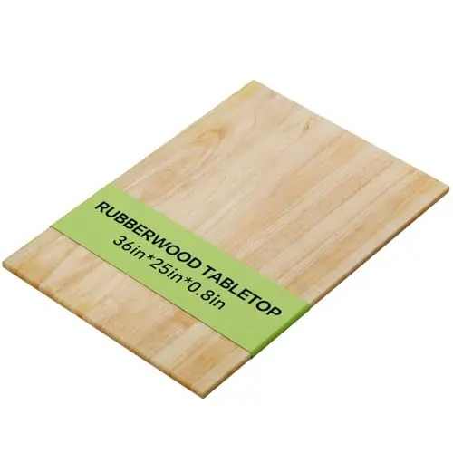Oenalw thin rubberwood butcher block countertop slab