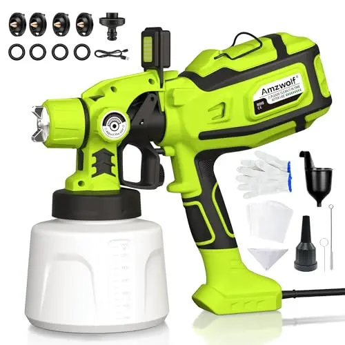 AMZWOLF 1250W HVLP spray paint gun