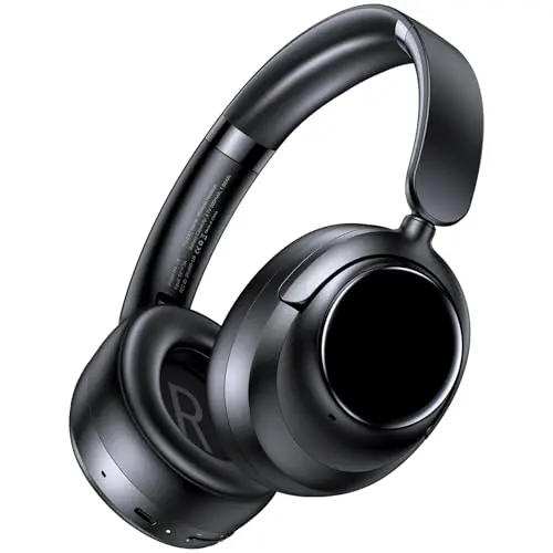 ZINGBIRD Hybrid Active Noise Cancelling Headphones with 5 ENC Mics