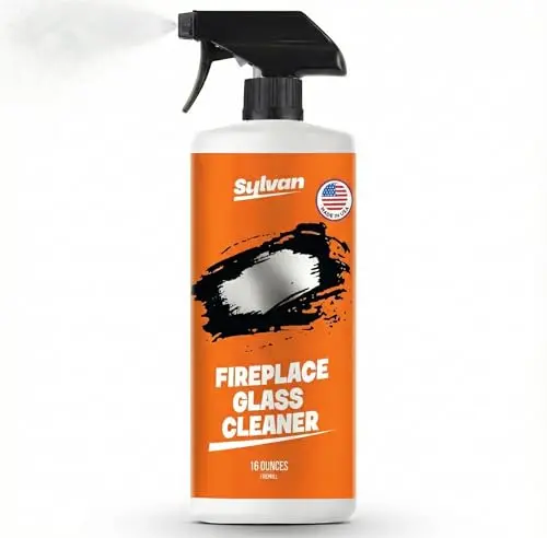 Sylvan Hills Fireplace Glass Cleaner spray bottle