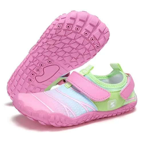 Stelle Kids Water Shoes in Grava Dream with hook-and-loop straps