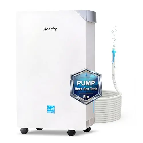 AEOCKY LEO dehumidifier with pump in white