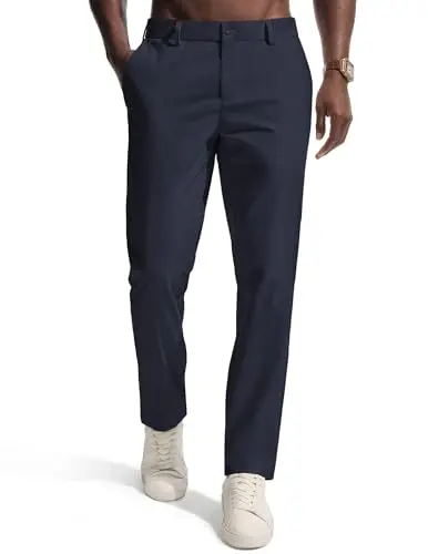 PJ PAUL JONES Golf Pants in dark blue, slim fit