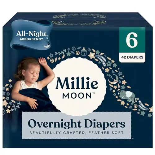 Millie Moon Overnight Diapers size 6 package