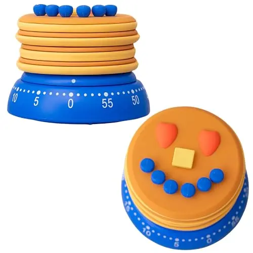 ban.do Pancake Smile Kitchen Timer with 3D design