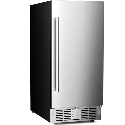 Antarctic Star undercounter beverage refrigerator with stainless steel door