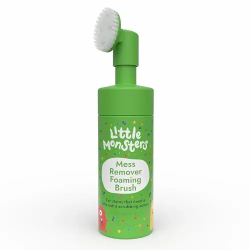Little Monsters Mess Remover Foaming Brush bottle with silicone brush tip