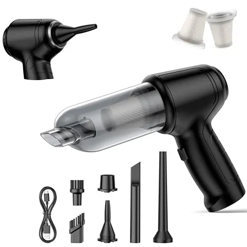 IHE Handheld Car Vacuum Cleaner in Carbon Black with accessory kit